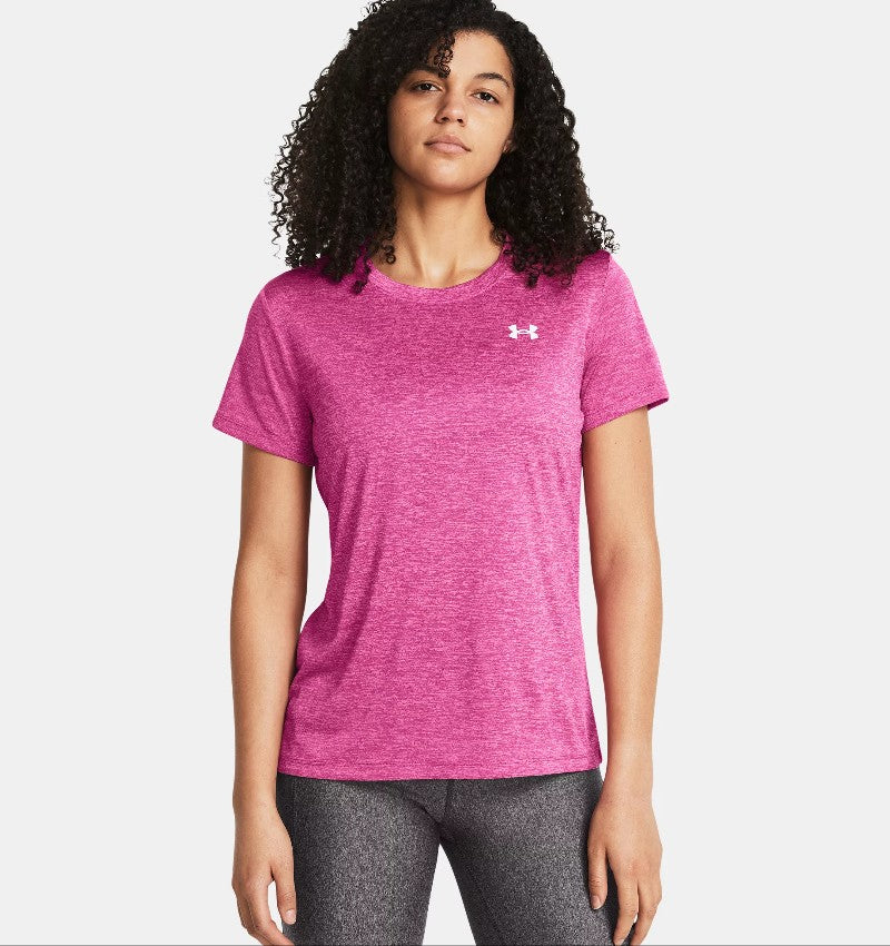 UA Tech Twist Tee W Pink