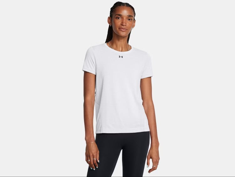 UA Vanish Seamless Loose SS White/Black