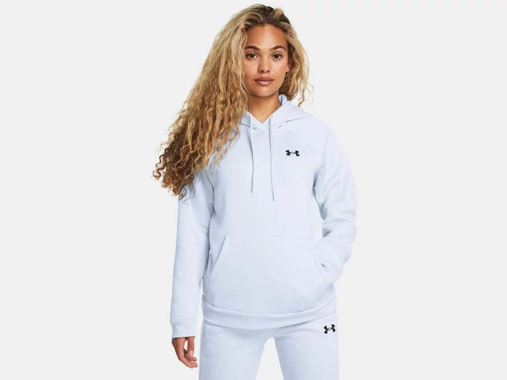 UA Armour Fleece Hoodie W Nimbus Blue