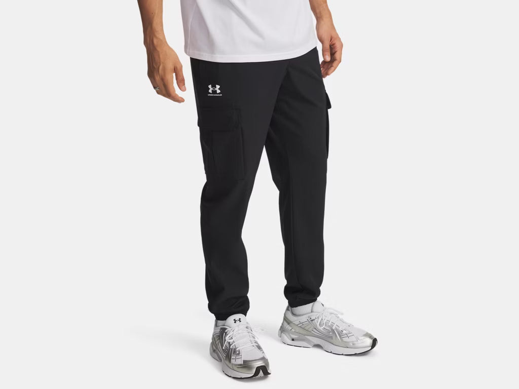 UA Vibe Woven Cargo Joggers M Black