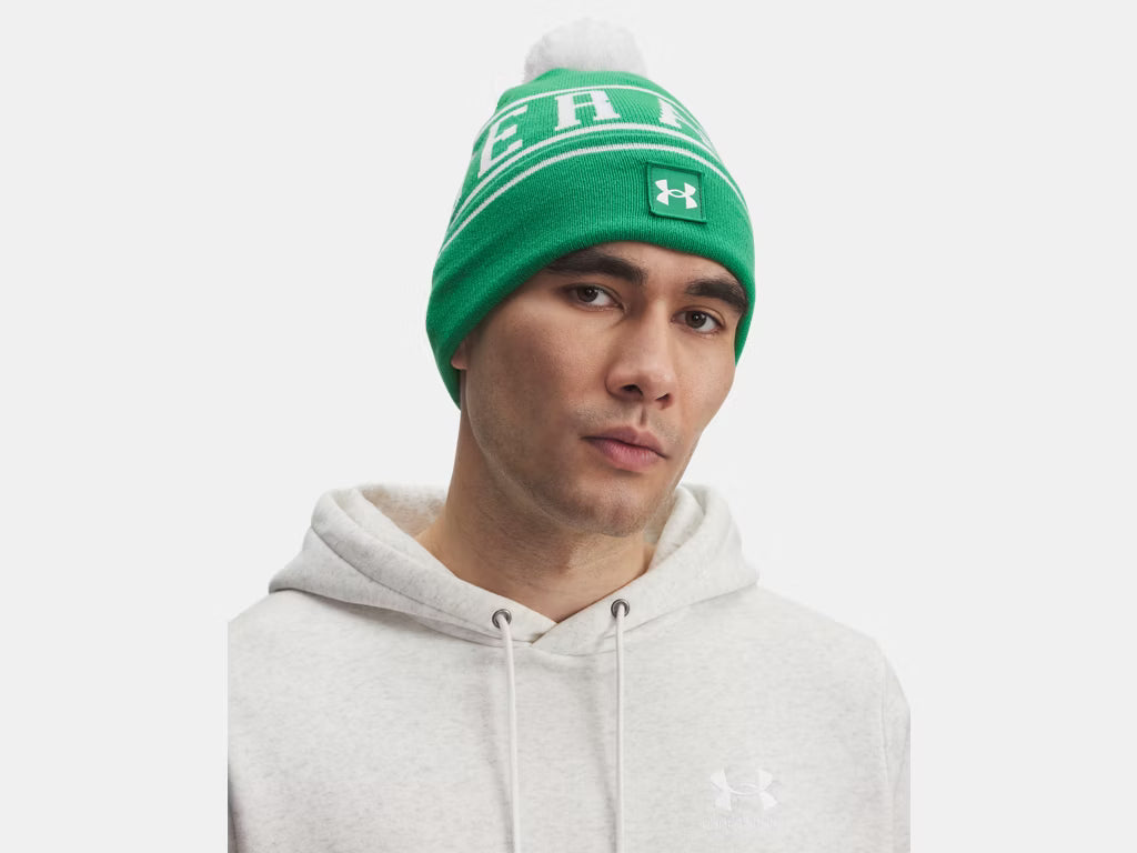 UA Halftime Pom Beanie Team Green
