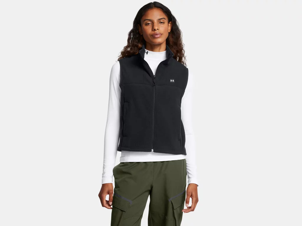 UA Expanse Fleece Vest W Black