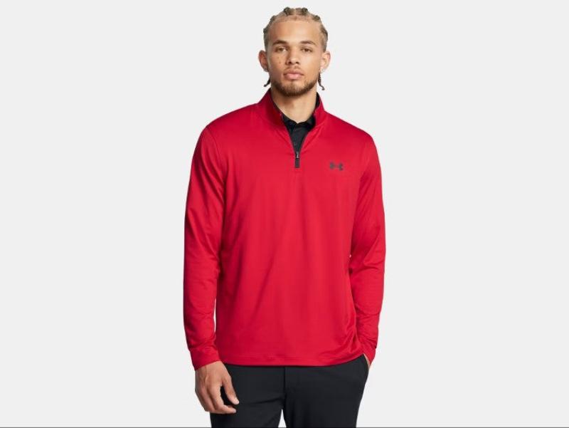 UA MatchPlay 1/4 Zip M Red