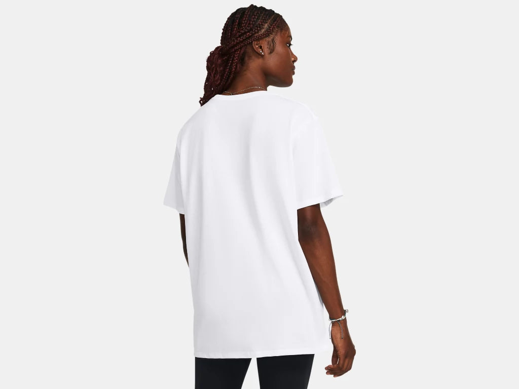 UA Campus Oversize Short Sleeve W White