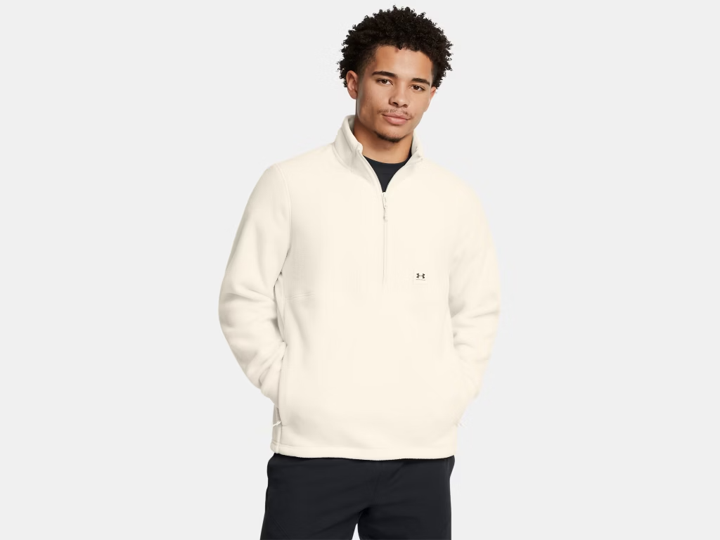 UA Expanse Fleece HZ M Summit White