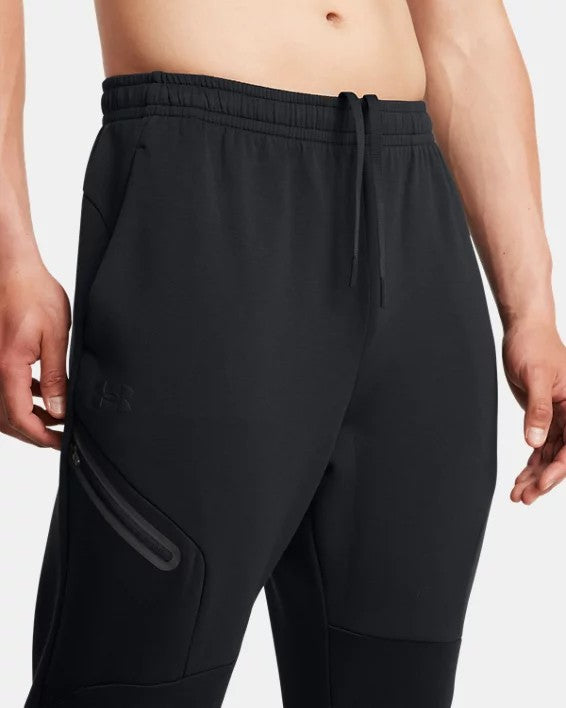 UA Unstoppable Fleece Joggers M Black