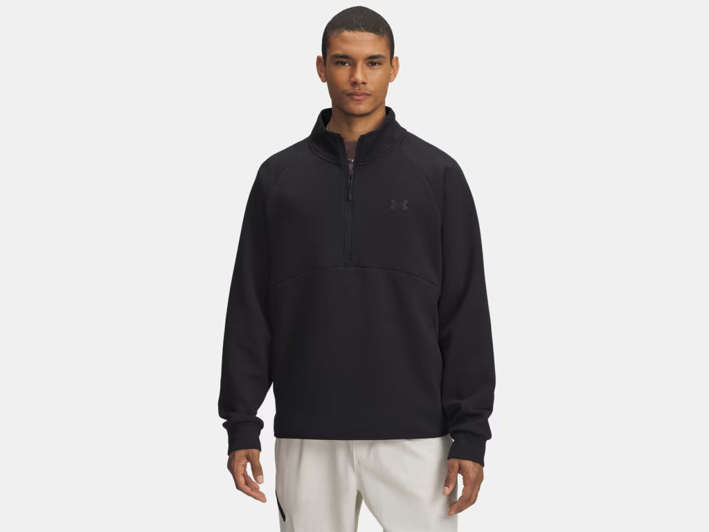 UA Unstoppable Fleece ½ Zip M Black