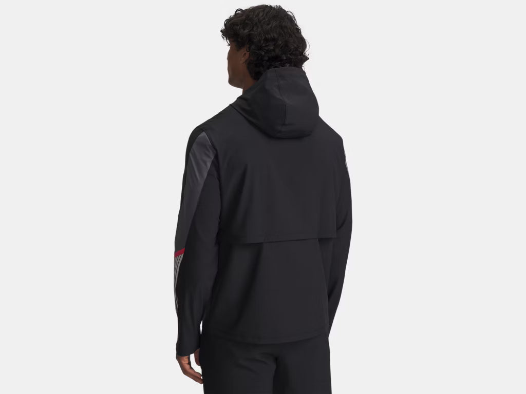 UA Velociti Storm Hooded Jacket M Black