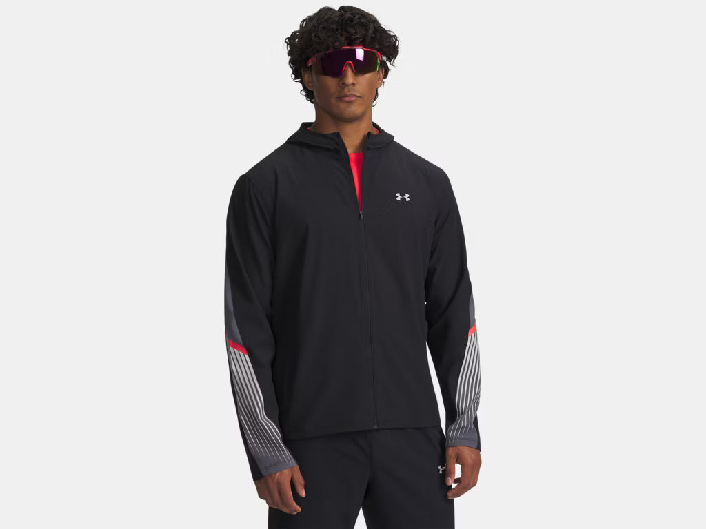UA Velociti Storm Hooded Jacket M Black