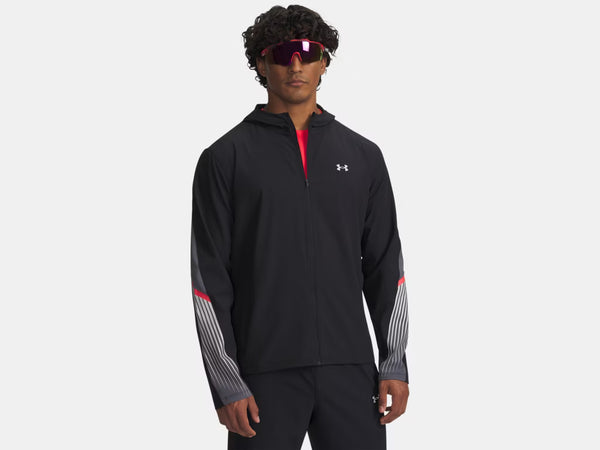 UA Velociti Storm Hooded Jacket M Black