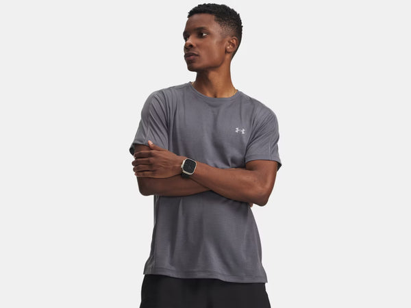 UA Velociti Reflect Short Sleeve M Castlerock