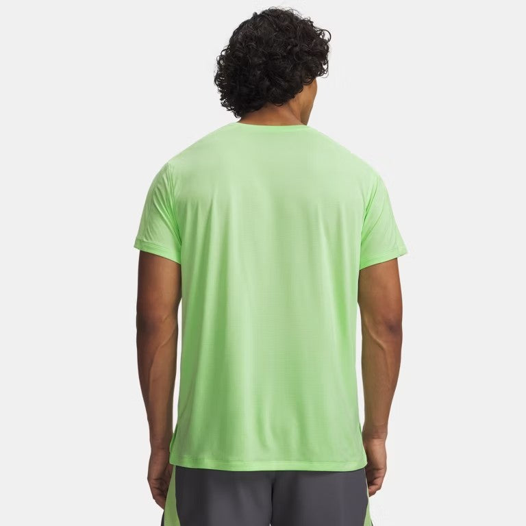 UA Velociti Reflect Short Sleeve M Lumos Lime