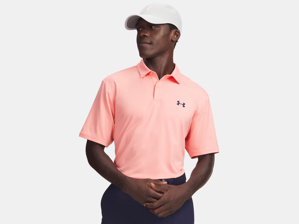 UA Matchplay Polo M Posh Pink
