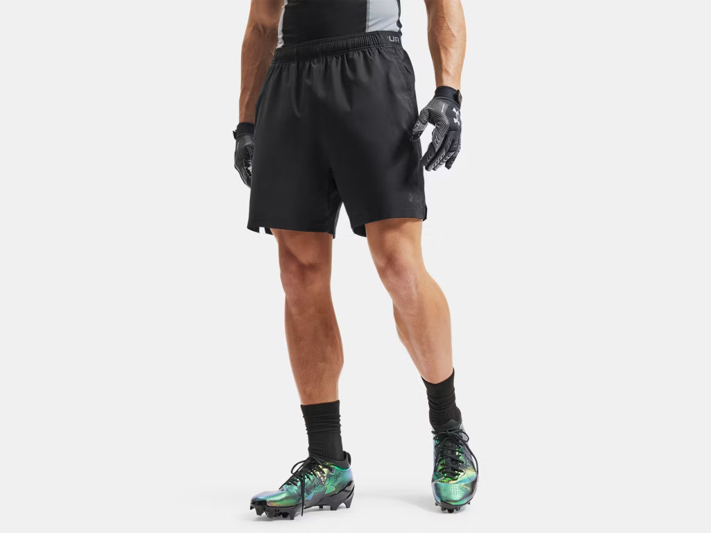 UA Vanish Woven 2.0 6" Shorts M Black/Castlerock