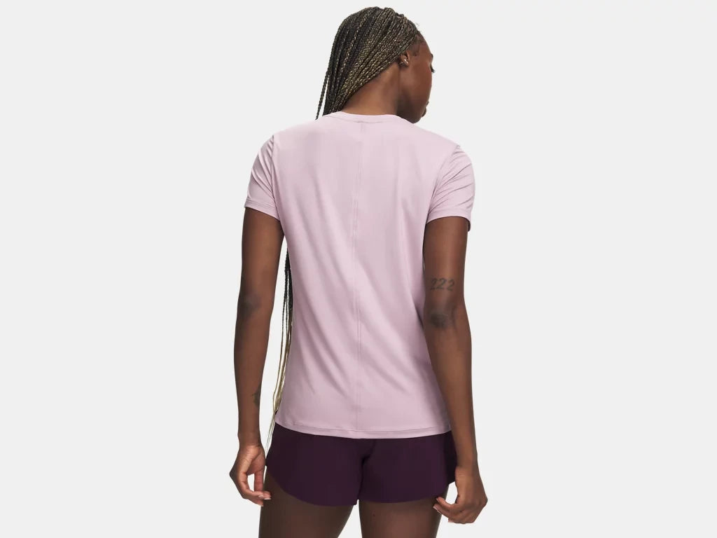 UA Vanish Short Sleeve Women's Mauve Pink/Purple
