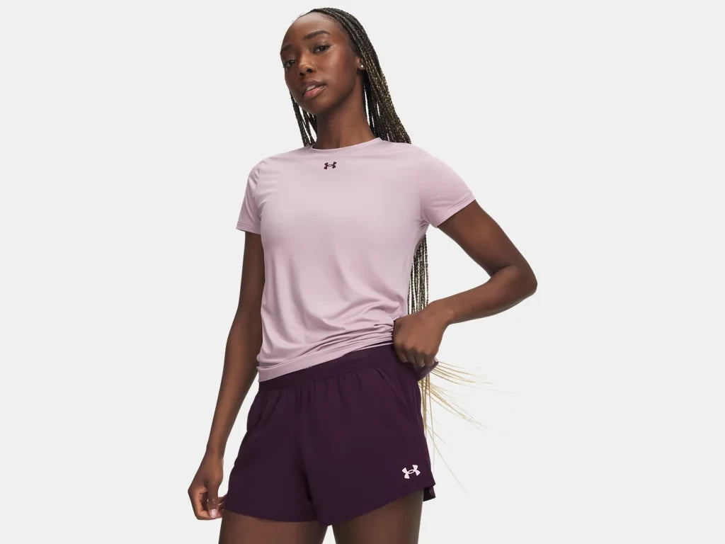 UA Vanish Short Sleeve Women's Mauve Pink/Purple