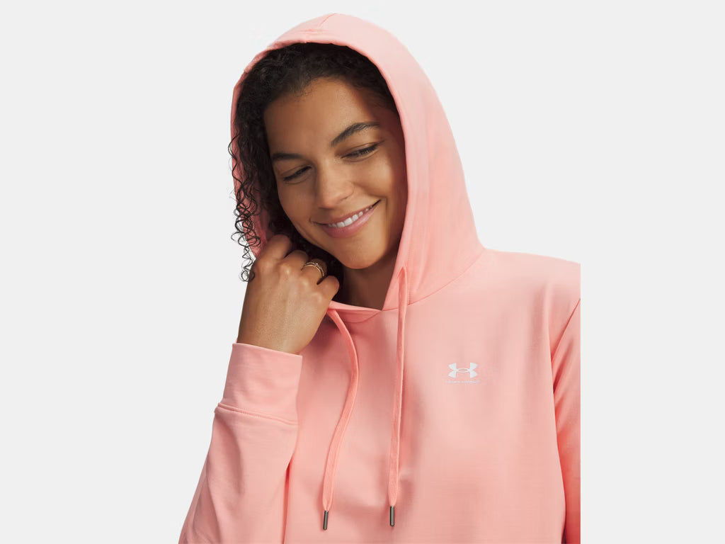 UA Sport Terry Hoodie W Posh Pink