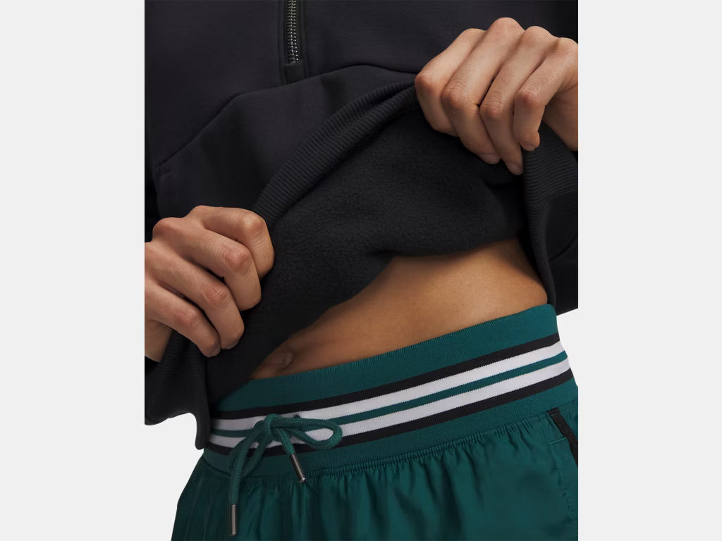 UA Icon Fleece ½ Zip Hoodie W Black