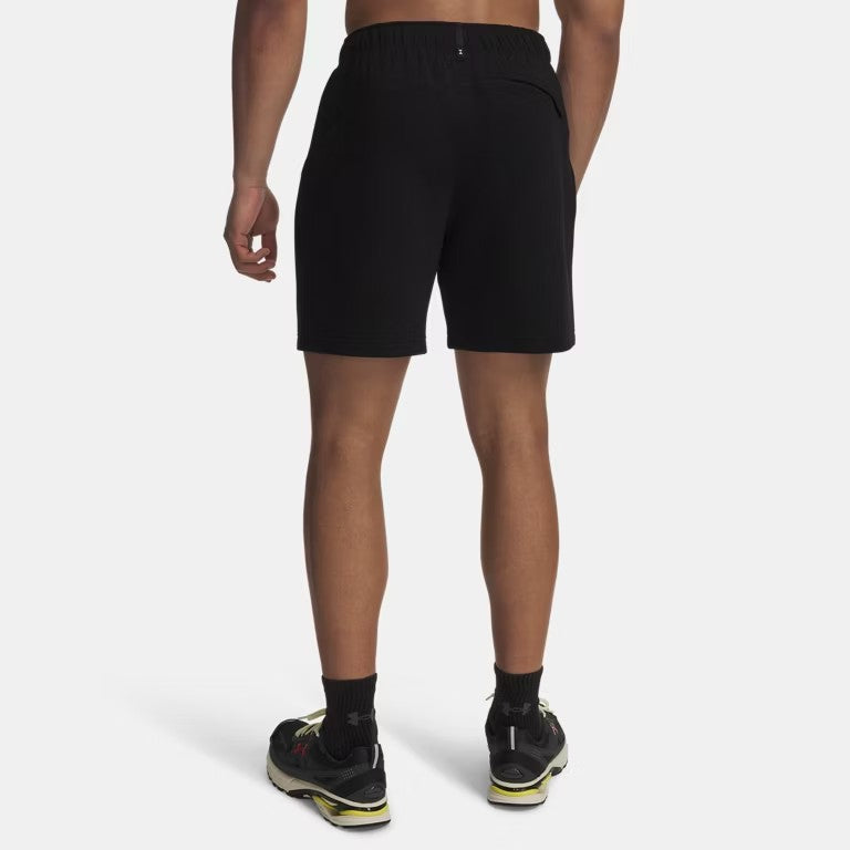 UA Unstoppable Fleece Shorts M Black