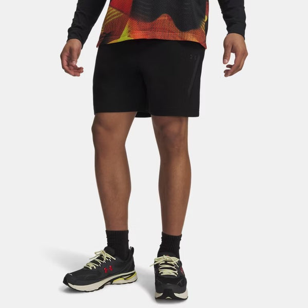 UA Unstoppable Fleece Shorts M Black
