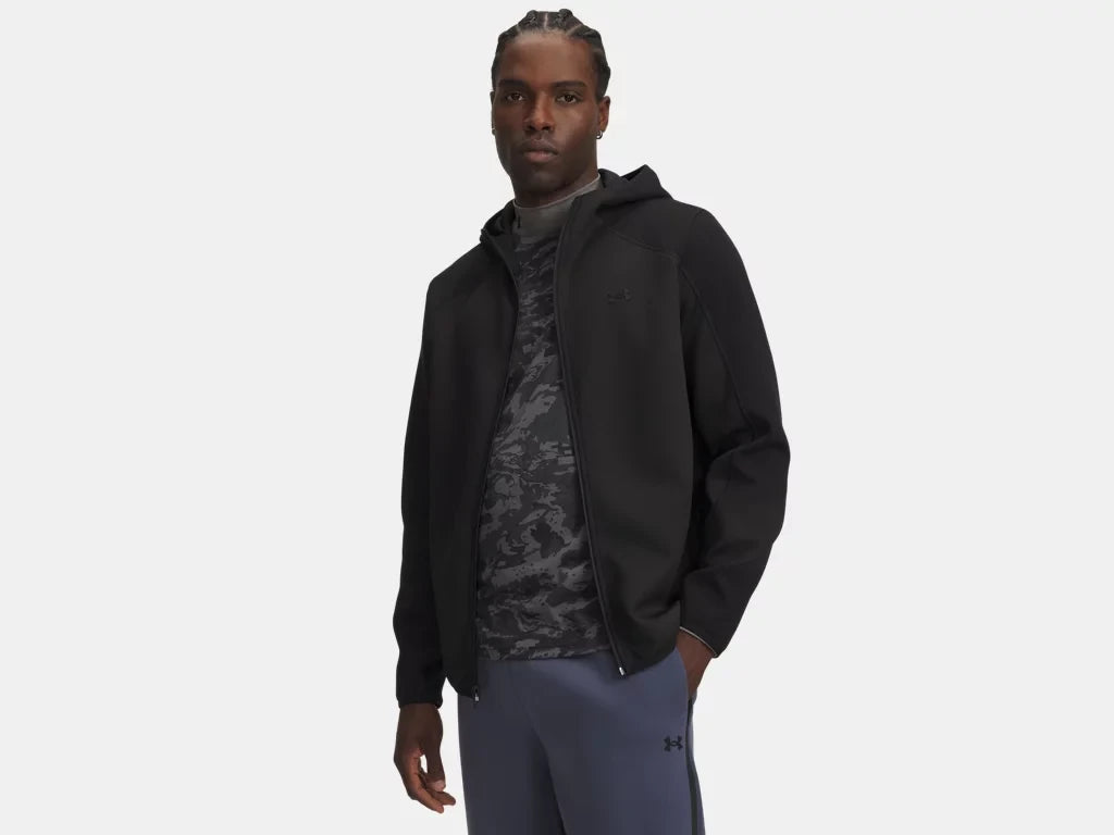UA Unstoppable Fleece Textured - Black