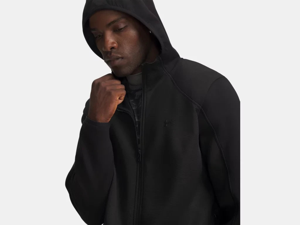 UA Unstoppable Fleece Textured - Black
