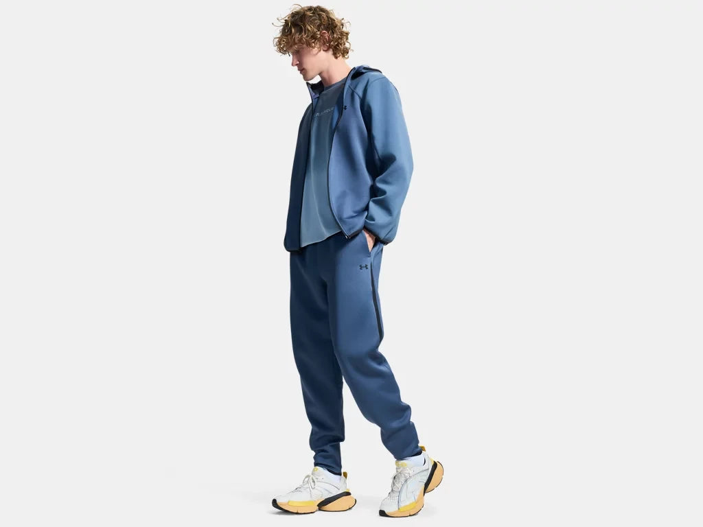 UA Unstoppable Fleece Textured - Downpour Grey