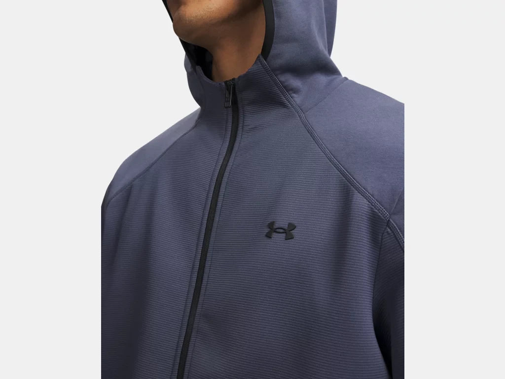 UA Unstoppable Fleece Textured - Downpour Grey