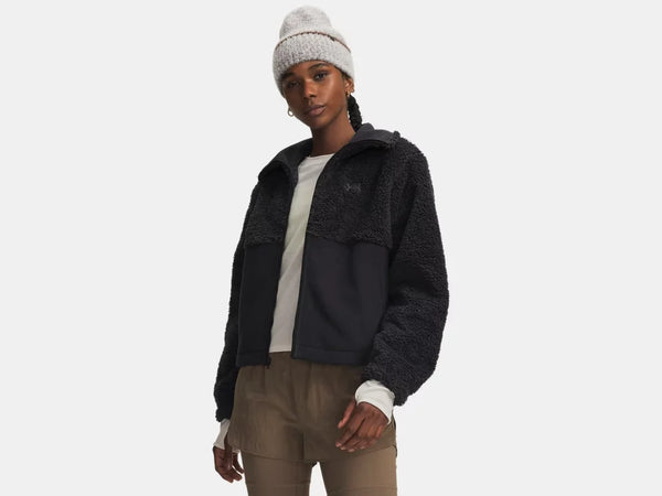 UA Basecamp Fleece FZ W Black/Black/Anthracite