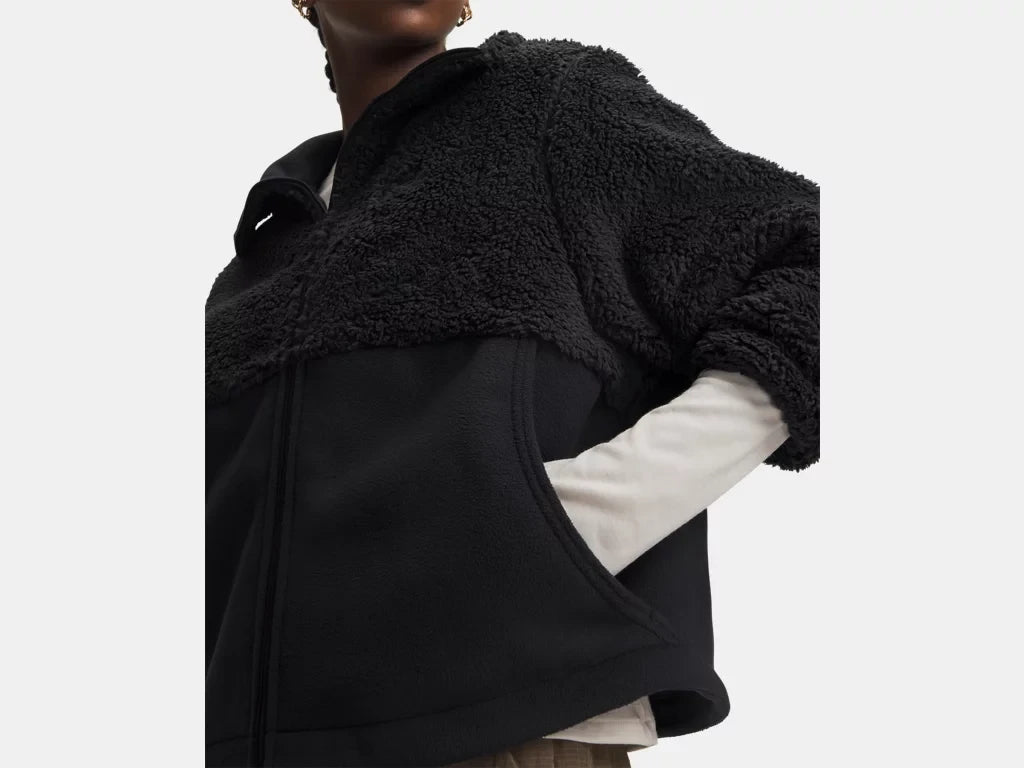 UA Basecamp Fleece FZ W Black/Black/Anthracite