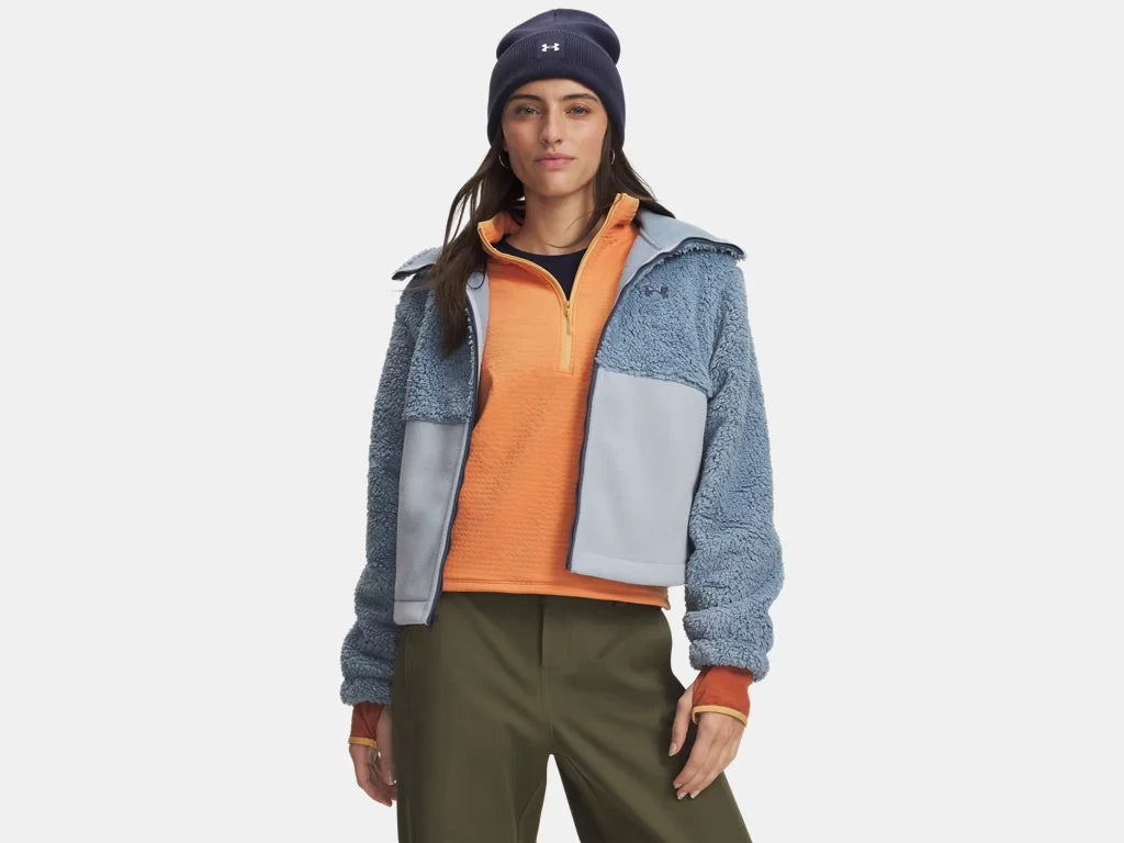 UA Basecamp Fleece FZ W Blue