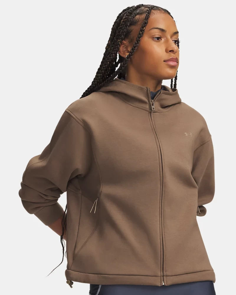 UA  Unstoppable Fleece Full-Zip W Brown