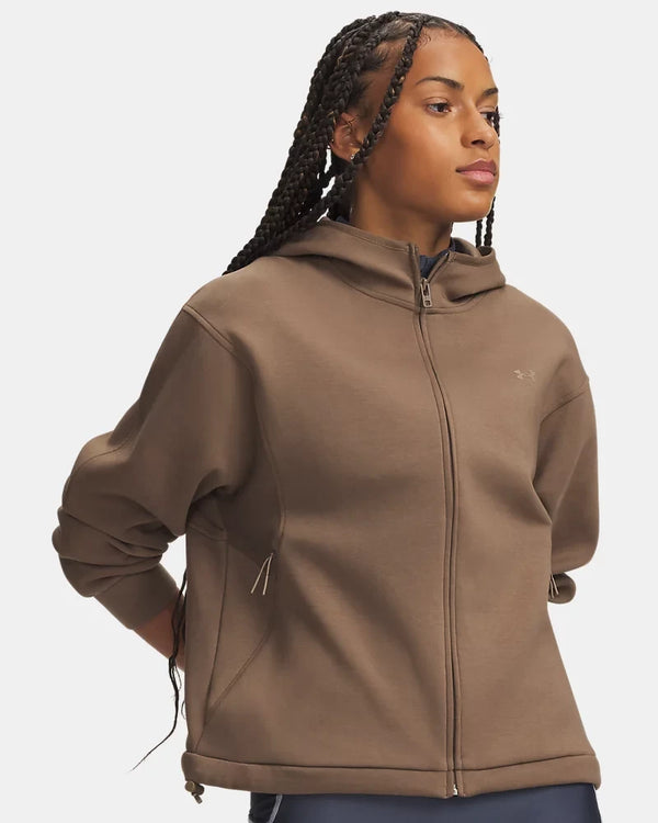 UA  Unstoppable Fleece Full-Zip W Brown