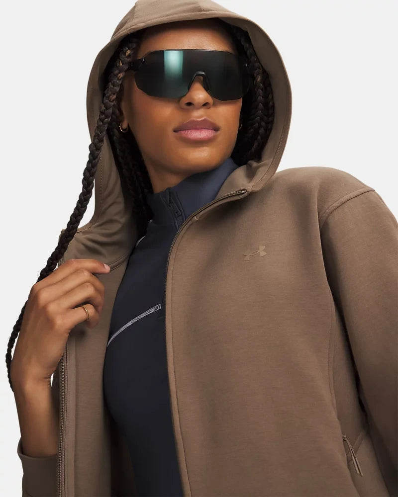 UA  Unstoppable Fleece Full-Zip W Brown