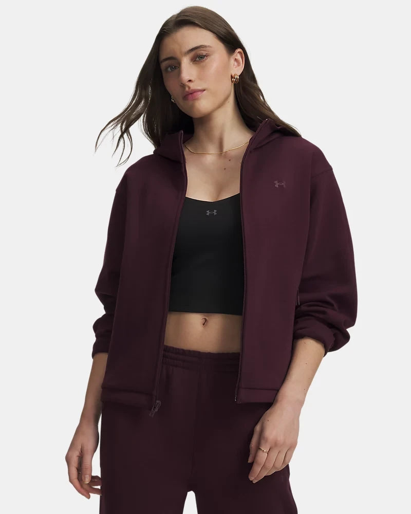 UA Unstoppable Fleece ½ Zip W Red