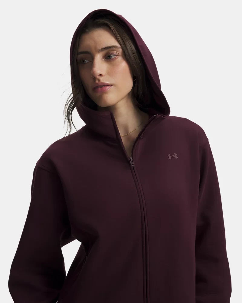 UA Unstoppable Fleece ½ Zip W Red