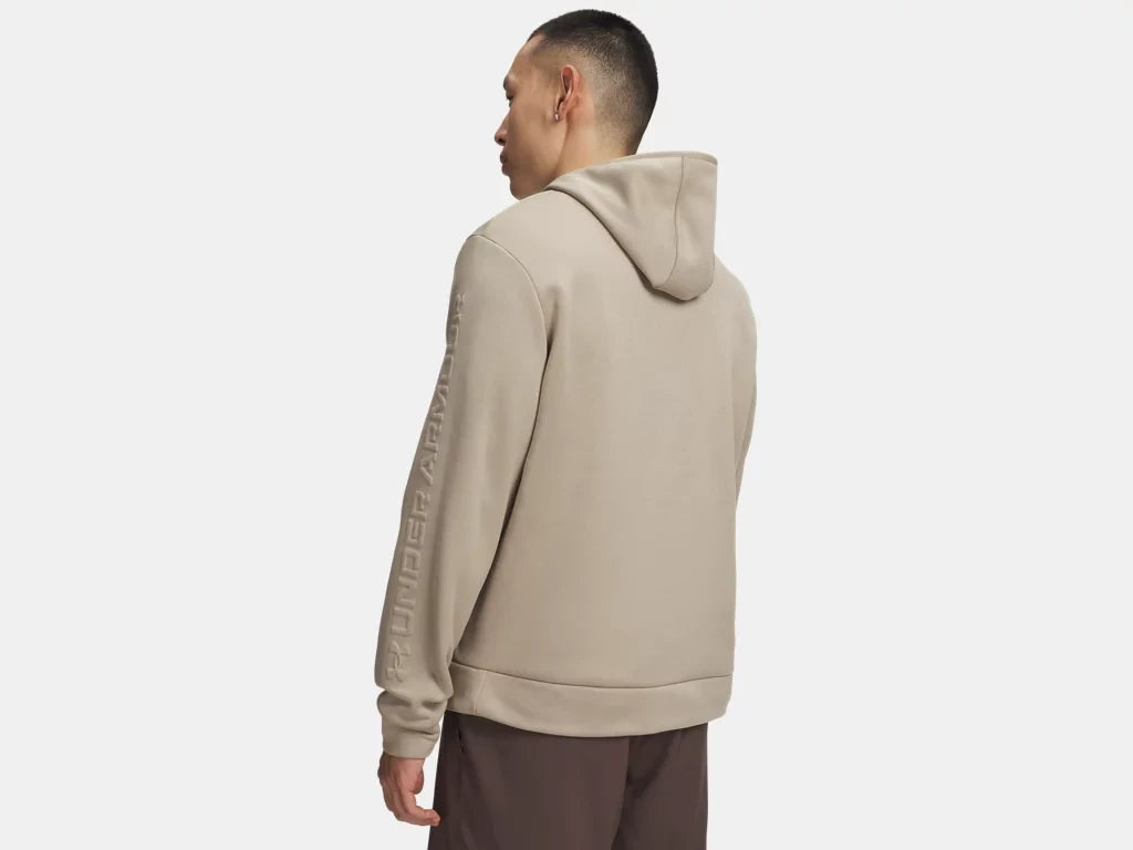 UA Armour Fleece® Wordmark Emboss - Khaki/City Khaki