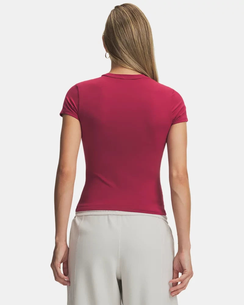 UA Motion Fitted SS W Red