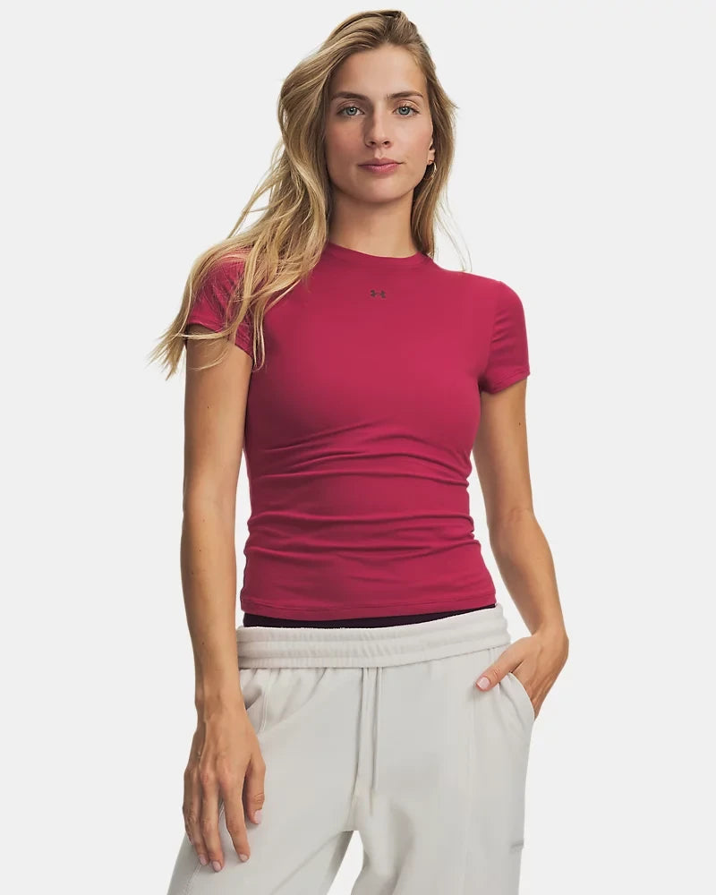 UA Motion Fitted SS W Red