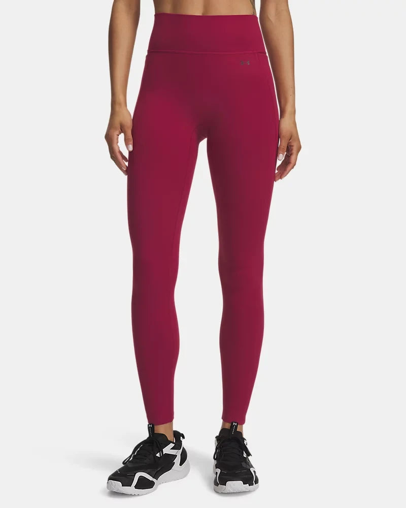 UA Motion Ankle Leggings W Red
