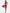 UA Motion Ankle Leggings W Red