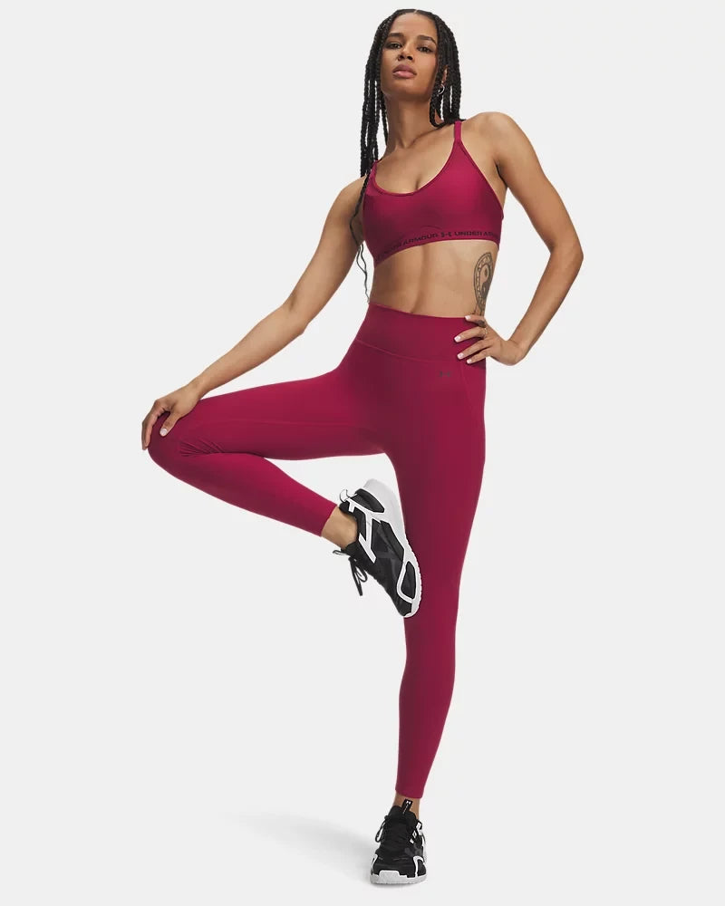 UA Motion Ankle Leggings W Red