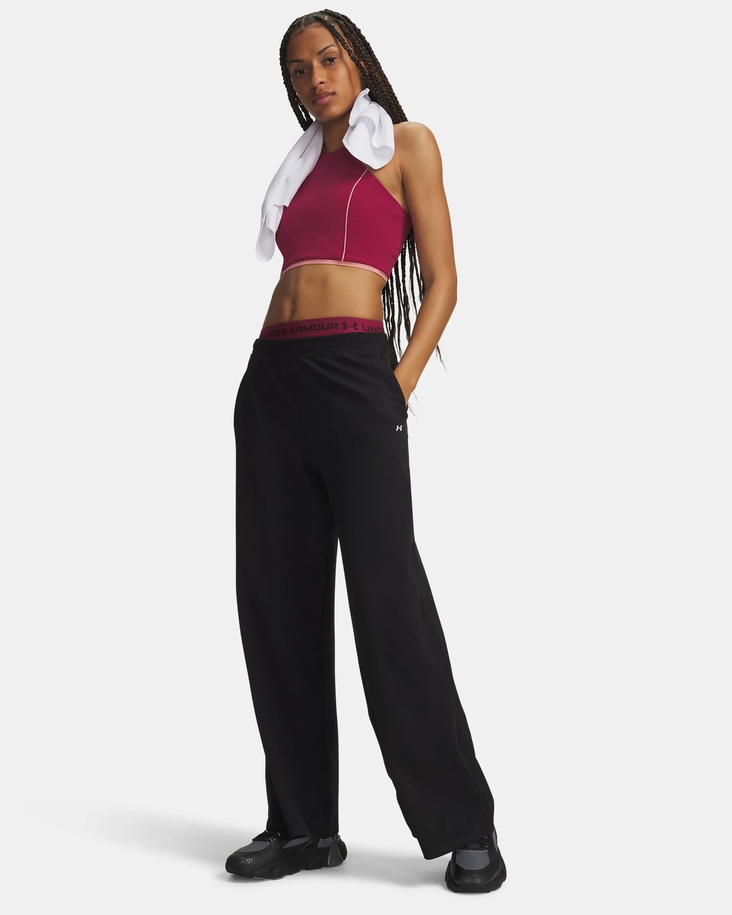UA Motion Wide Leg Pant Women's - Black