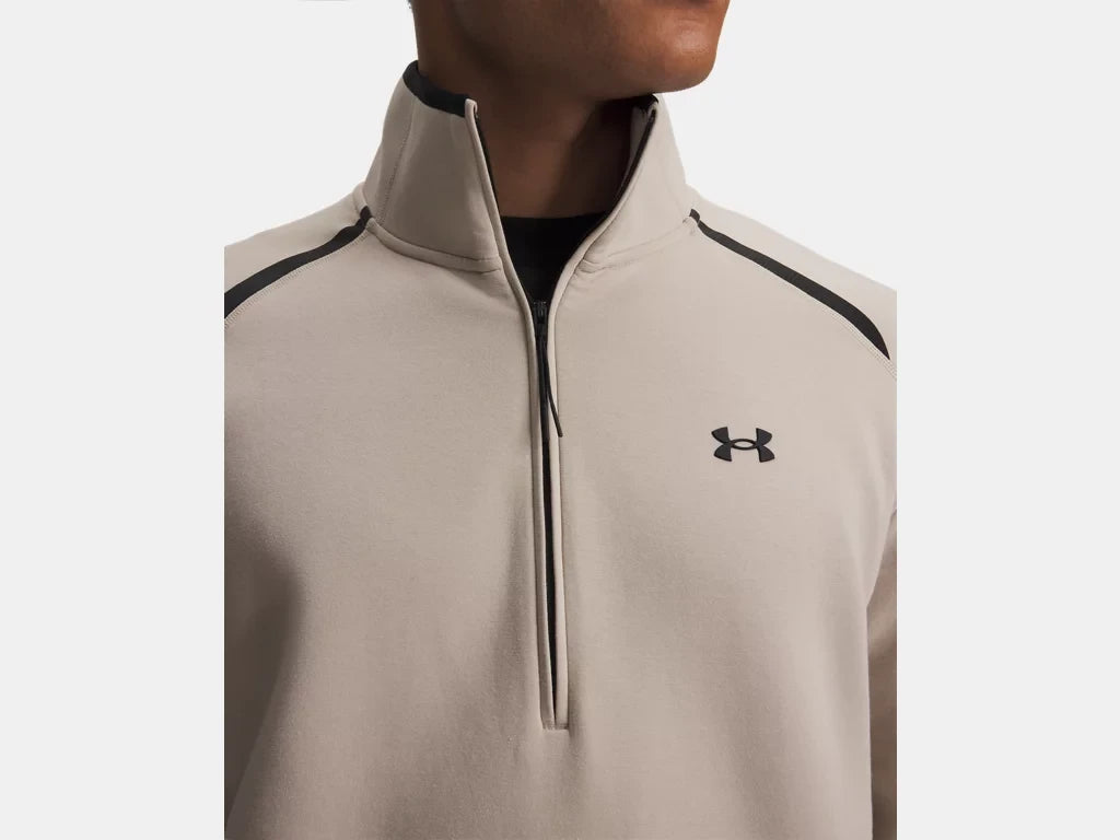 UA Unstoppable Fleece ½ Zip M Highland Bluff/Black
