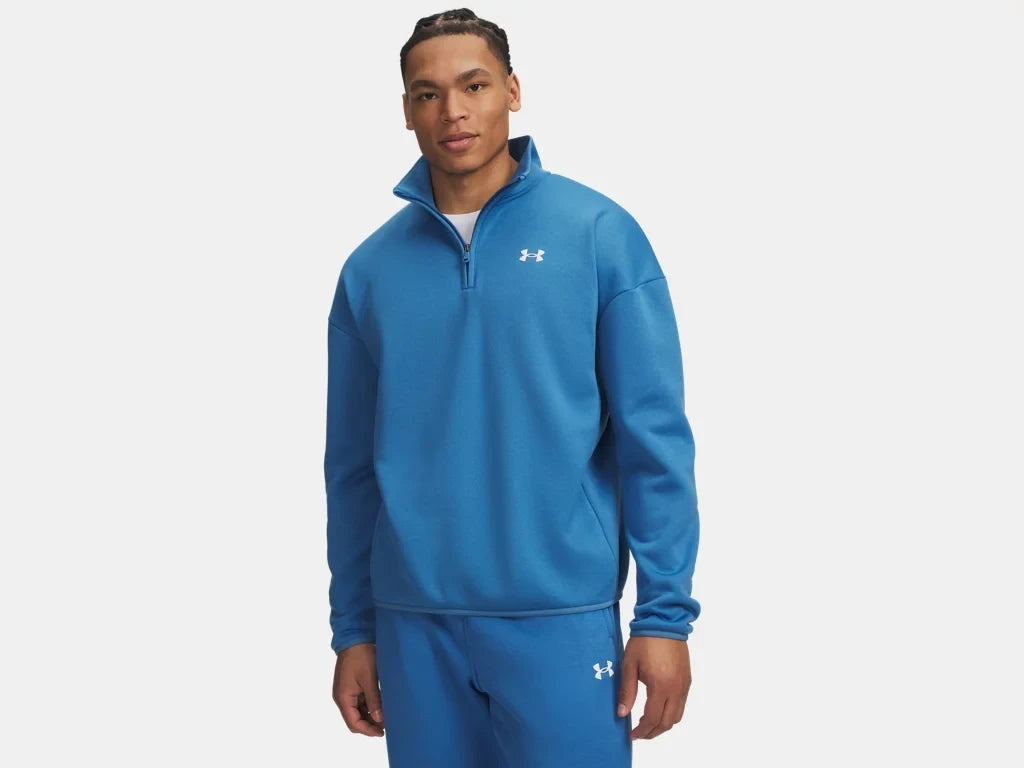 UA Armour Fleece 1/4 Zip - Blue