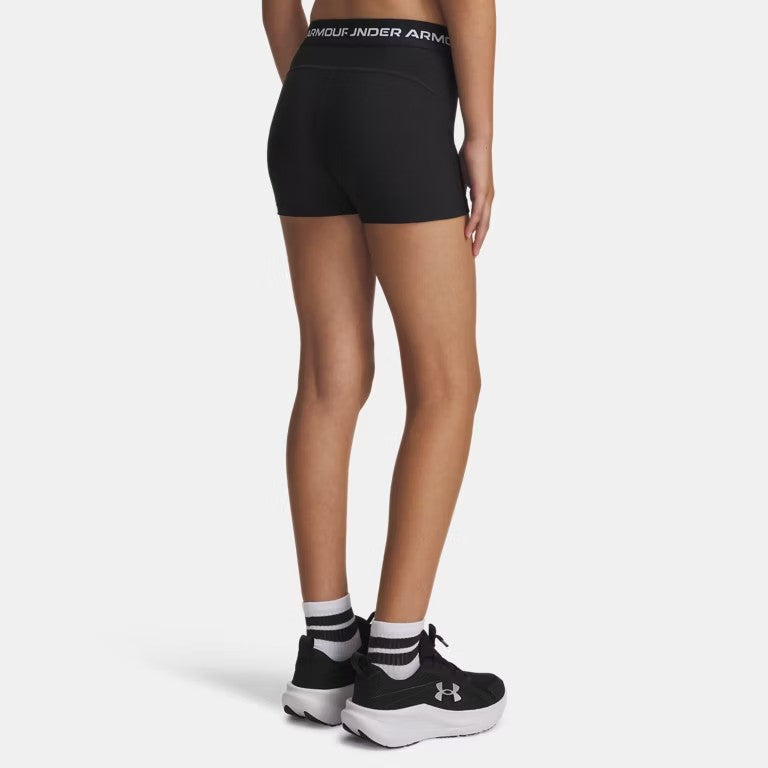 UA HeatGear® Shorty Girls' Shorts Black '26