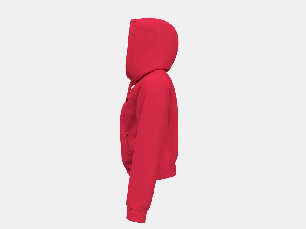 UA Armour Fleece Pro Hoodie W Racer Red