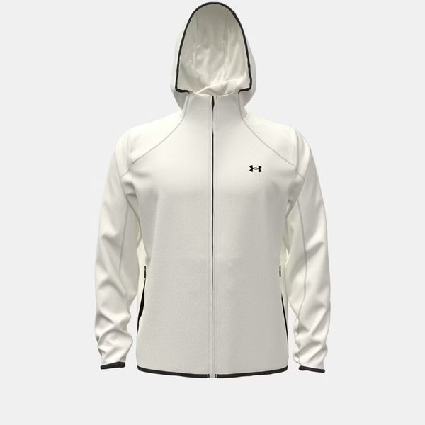UA Unstoppable Fleece FZ M Summit White