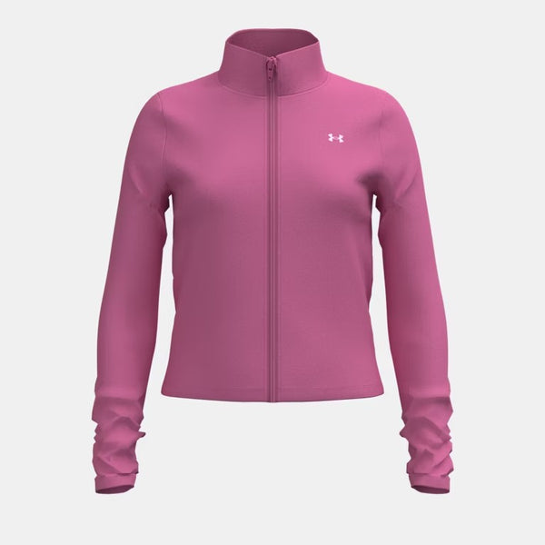 UA Motion Girls' Full Zip Pink Frenzy