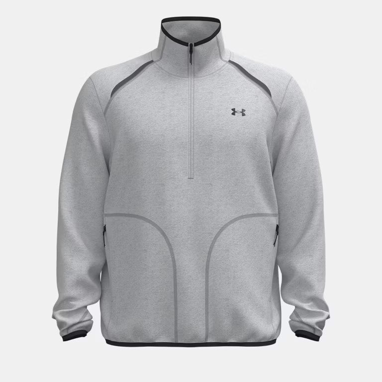 UA Unstoppable Fleece ½ Zip M Mod Gray